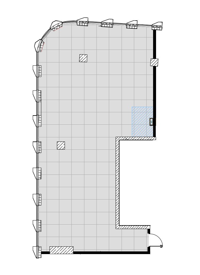 Офис 137.6 м² — планировка